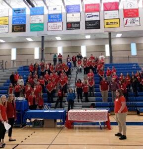 high school students learning about community advocacy