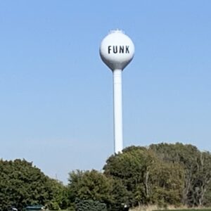 watertower of Funk, NE